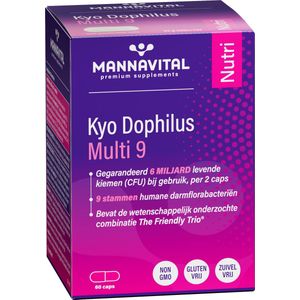 Mannavital - Kyo dophilus multi 9 - 60 capsules