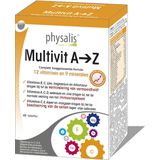 Physalis Supplementen Multivit A-Z Tabletten 45Tabletten