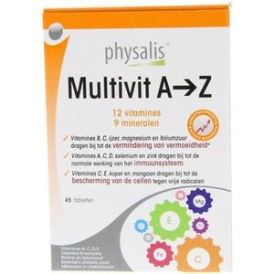 Physalis Multivitamine a-z 45 tabletten