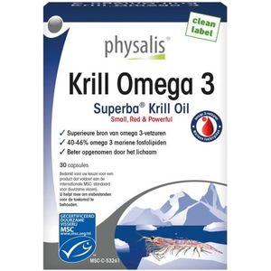 Physalis krill omega 3 60 capsules