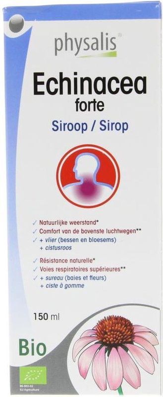 Physalis - Echinacea Forte Siroop - Voedingssupplement - Bio - Plantenextract