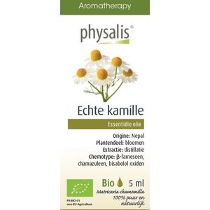 Physalis - Echte Kamille Olie - Essentiële Olie - Bio - 10 ml