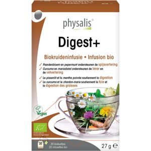 Physalis Biologische Theezakjes Digest+ 20 stuks