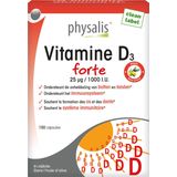 Physalis Vitamine D3 forte 100 capsules