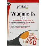 Physalis Vitamine D3 forte 100 capsules