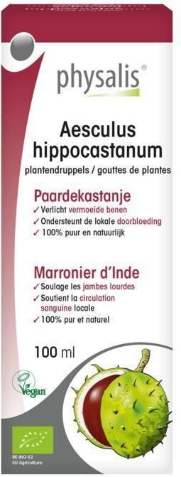 Aesculus Hippocastanum - Hydroalcoholisch Extract - 100% Puur - Biologisch