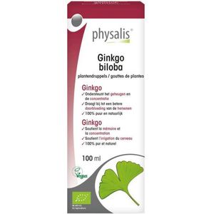 Physalis Ginkgo Biloba Plantendruppels Bio