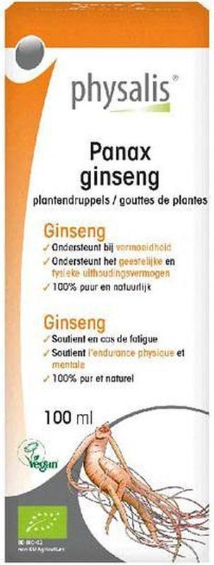 Physalis Panax ginseng bio 100 Milliliter
