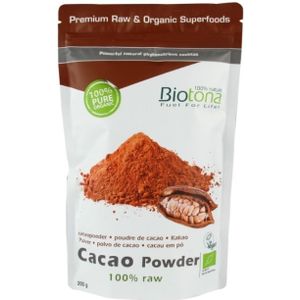 Biotona - Cacao Raw Powder - Bio - 100% Puur Cacaopoeder