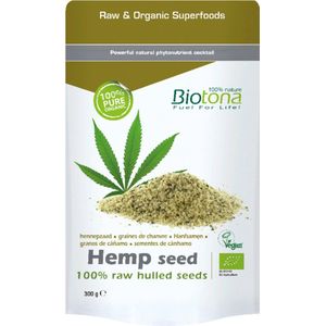 Biotona Hemp Raw Hulled Seed Bio 300 gr