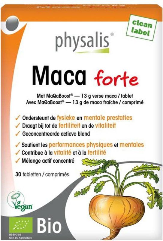 Physalis Maca forte bio 30 tabletten