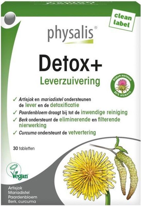 Physalis Detox+ 30 tabletten