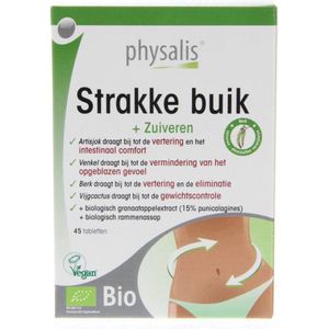 Physalis - Strakke Buik - Fytotherapie - Bio - 60 Tabletten