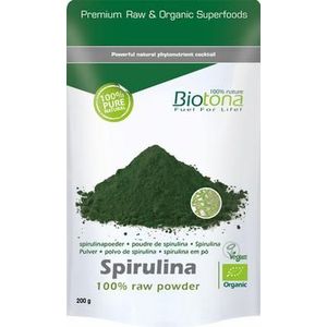 Biotona Spirulina raw powder bio 200g