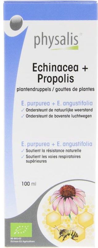 Physalis - Echinacea + Propolis - Voedingssupplement - 100ml - Biologisch