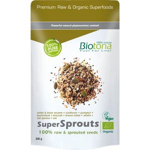 Biotona Supersprouts raw seeds bio 300 gram