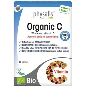 PHYSALIS ORGANIC WHOLEFOOD VITAMINE C 30 TABLETTEN