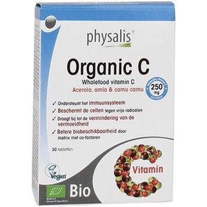 Physalis Organic wholefood vitamine c 30 tabletten