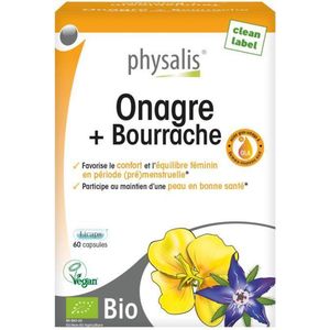 Physalis Teunisbloem & bernagie bio 60 capsules