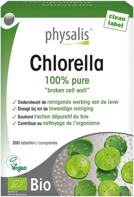 Physalis Chlorella bio 200 tabletten