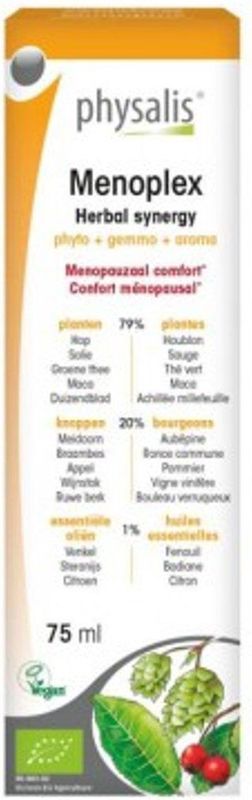 Physalis Menoplex Bio - Kruidenpreparaat - Hop en Salie - 100 ml