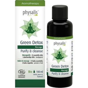 Physalis Massageolie green detox bio 100 ML