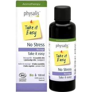 Physalis Aromatherapy Massage No Stress Olie 100ml