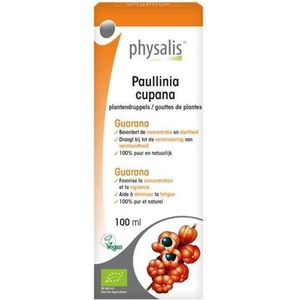 Physalis Vloeibaar Plantendruppels Paullinia Cupana