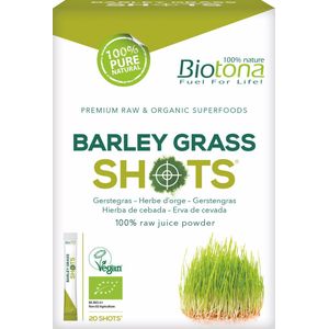 Biotona Barley grass shots Stick 20 stuks