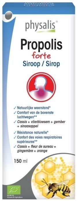 Physalis - Propolis Forte Bio Siroop - 150ml - Natuurlijke Weerstand