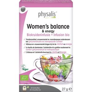 Physalis - Women's Balance & Energy - Biokruideninfusie - Biobuiltjes