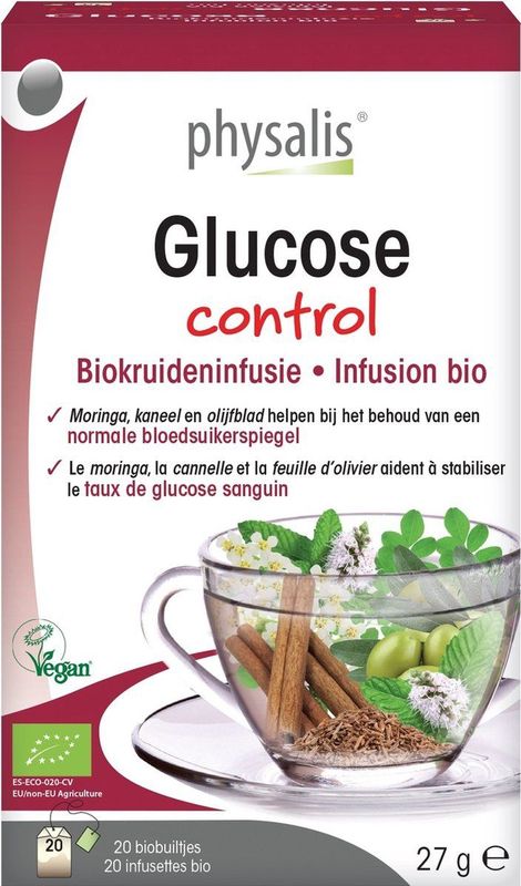 Physalis - Glucose Control - Biokruideninfusie - 20 Biobuiltjes