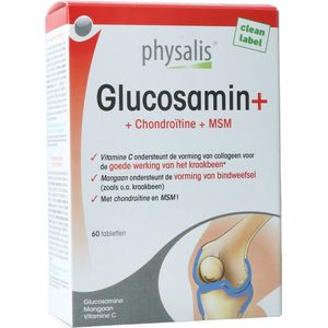 Physalis - Glucosamin+ - Voedingssupplement - 120 Tabletten - Vegan