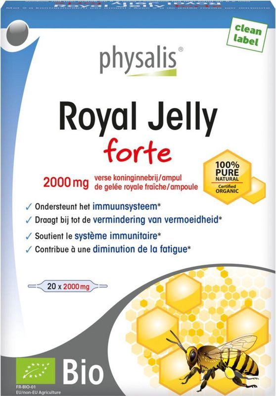 Physalis Royal jelly forte 10 milliliter 20 Ampul per dag