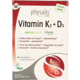 Physalis Vitamin K2 & D3 60 tabletten