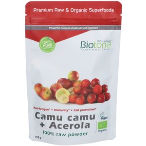 Biotona - Camu Camu + Acerola Poeder - 100% Biologisch - 200g