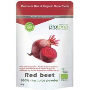 Biotona Red beet raw powder bio 150 gram