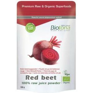 Biotona - Rode Biet Poeder - Biologisch - 100% Puur - 200g