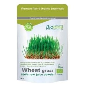 Biotona Wheat Grass 100% Raw Powder