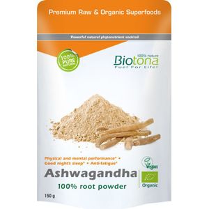 Biotona - Ashwagandha - Biologisch - Poeder - 100g