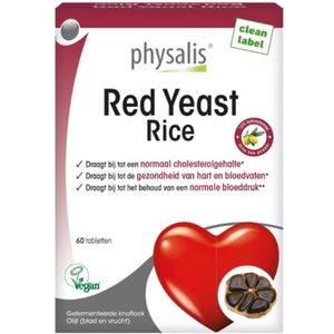 Physalis - Rode Gist Rijst - 60 Tabletten