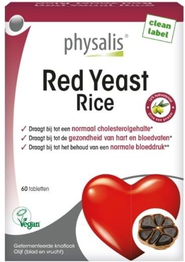 Physalis - Rode Gist Rijst - 60 Tabletten