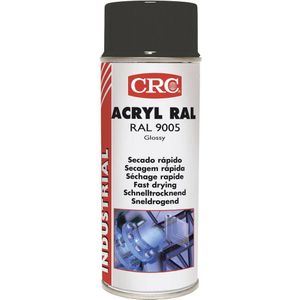 CRC 31063-AA Acryllak Zwart (glanzend) RAL-kleurcode 9005 400 ml