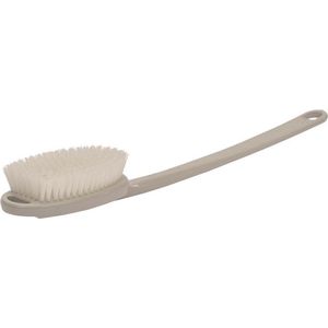 Badborstel Kunststof | Rugborstel Kunststof - Nylon Vezels - Grijs