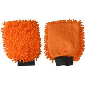 D&L Washandschoen Rasta - Oranje