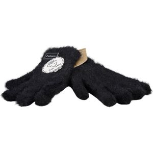 Antonio Dames Handschoenen Super Soft - Dubbel Gevoerd - Zwart