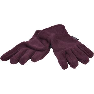 P&T Handschoenen Kinderen - Micro Fleece - Donker Paars - 5-6j