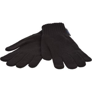 P&T Dames Handschoenen Gebreid - Zwart - 7
