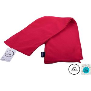 P&T Kinder Sjaal - Micro Fleece - Rood - 140 x 16 cm