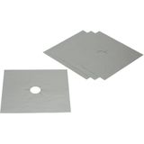 Beschermfolie Gasfornuizen 27x27cm 4 Stuks - Gasfornuis Beschermers - Bescherming